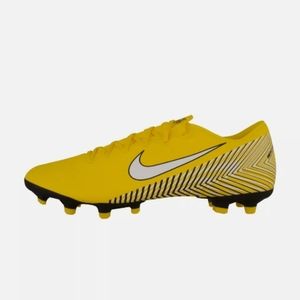 NIKE Youth Neymar Vapor 12 Academy GS NJR FG / MG Soccer Cleats 5.5 Yellow
